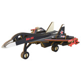 Деревянный истребитель с лазером, трехмерная реалистичная головоломка, конструктор для раннего возраста, игрушка, 3D