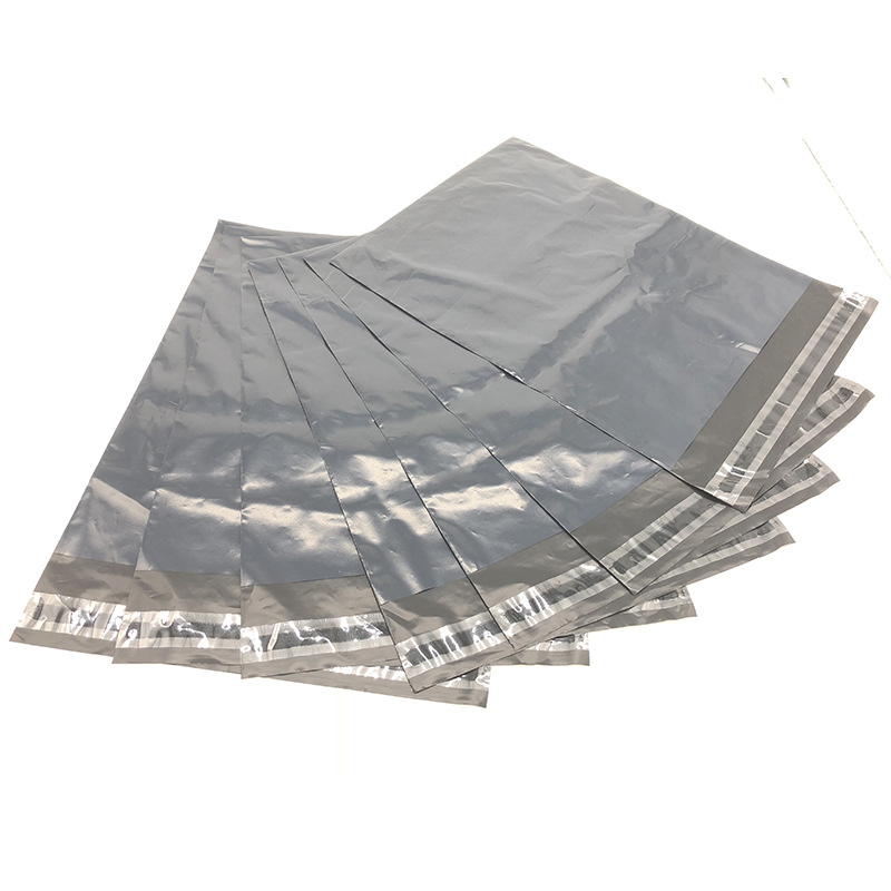 Retorno gris negro expreso bolsa 32*43 e-commerce ropa Paquete de correo bolsa impermeable de plástico grande expreso bolsa