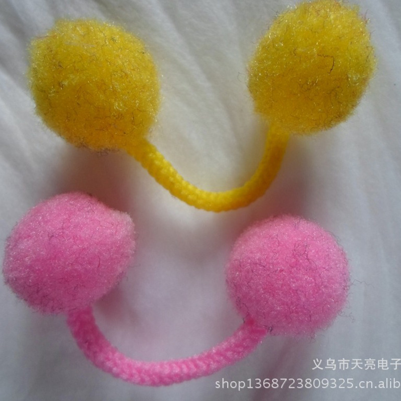 丙纶毛球 假毛内填充球心 对对毛球 鞋帽袜围巾包包等辅料配饰