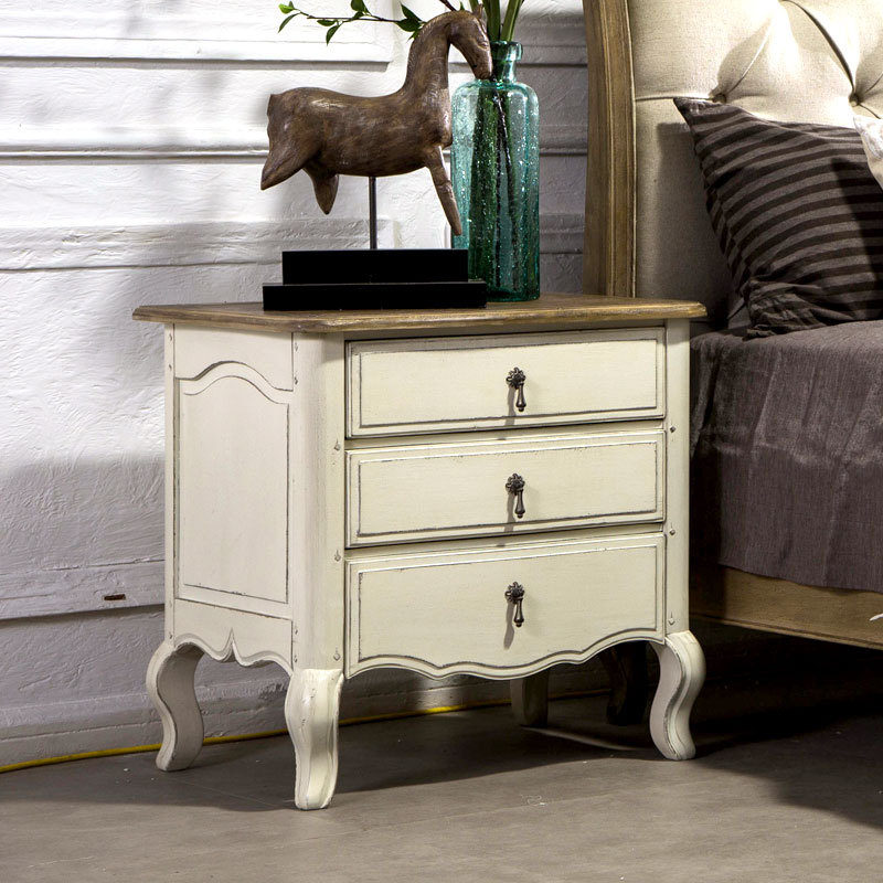 French Country Solid Wood Bedside Cabinet Small Cabinet Storage Cabinet Bedside Cabinet Storage Cabinet Retro Ash Bedside Table Zoppah Com Zoppah Online