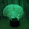 Brain Colorful 3D Visual Light LED Color Light 3D Touch Light Creative Color Charming Desktop Night Light