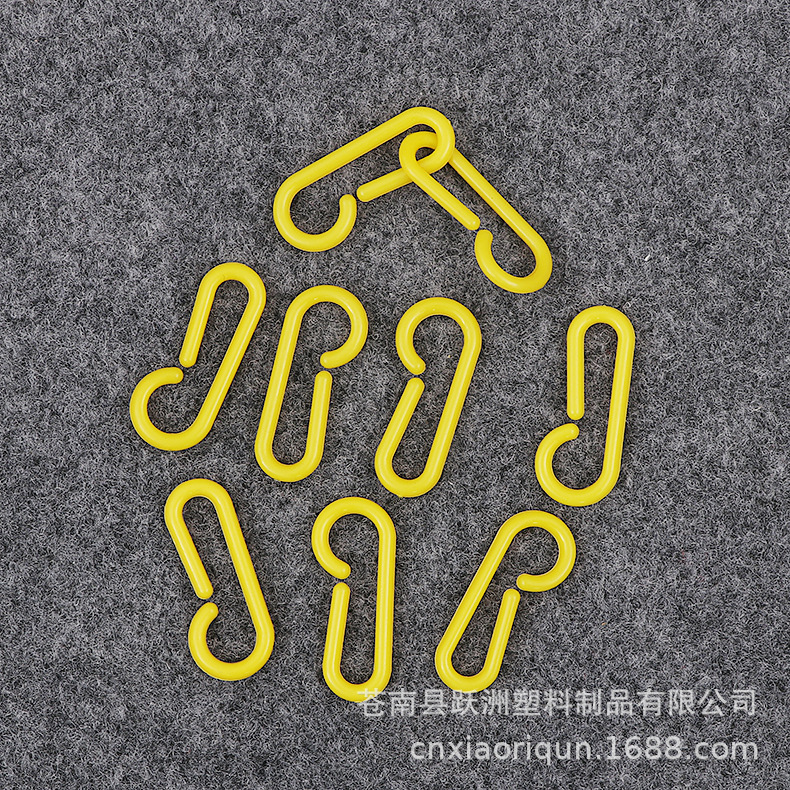 厂家直销环保彩色S型塑料挂钩 多功能超市通用塑料挂钩 定制
