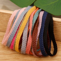 Woolen fish silk braided belt hair accessories hairpin bow diy material clothing accessories double-sided herringbone striped belt