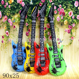 东莞峰云工厂订做充气玩具 充气吉他玩具 充气灯光音乐吉他