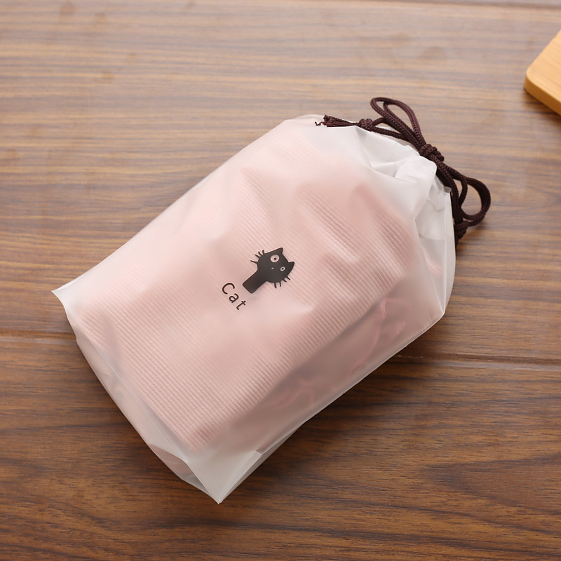 Beam port waterproof Storage bag Cartoon Drawstring travel clothes Separate loading Storage bag dustproof Storage bag customized