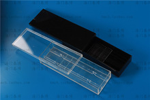 载玻片湿盒 有机玻璃免疫组化湿盒 10片装 黑色/透明