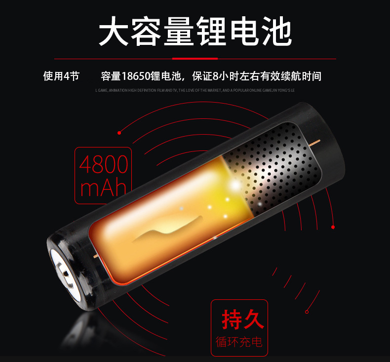 Lampe torche 10W - batterie 5800 mAh - Ref 3399188 Image 10