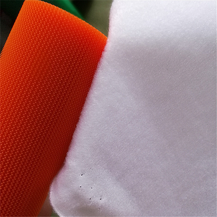 现货1.5米白色220克起魔术起毛布 定型不变形婴儿魔术粘扣布