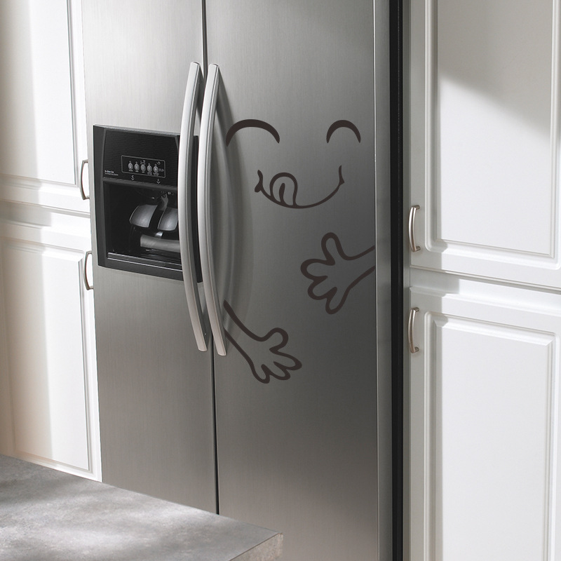 funny refrigerator stickers door stickers