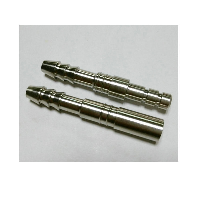 深圳不锈钢倒刺接头 铜铝非标车削五金件 CNC数控车床走心机加工