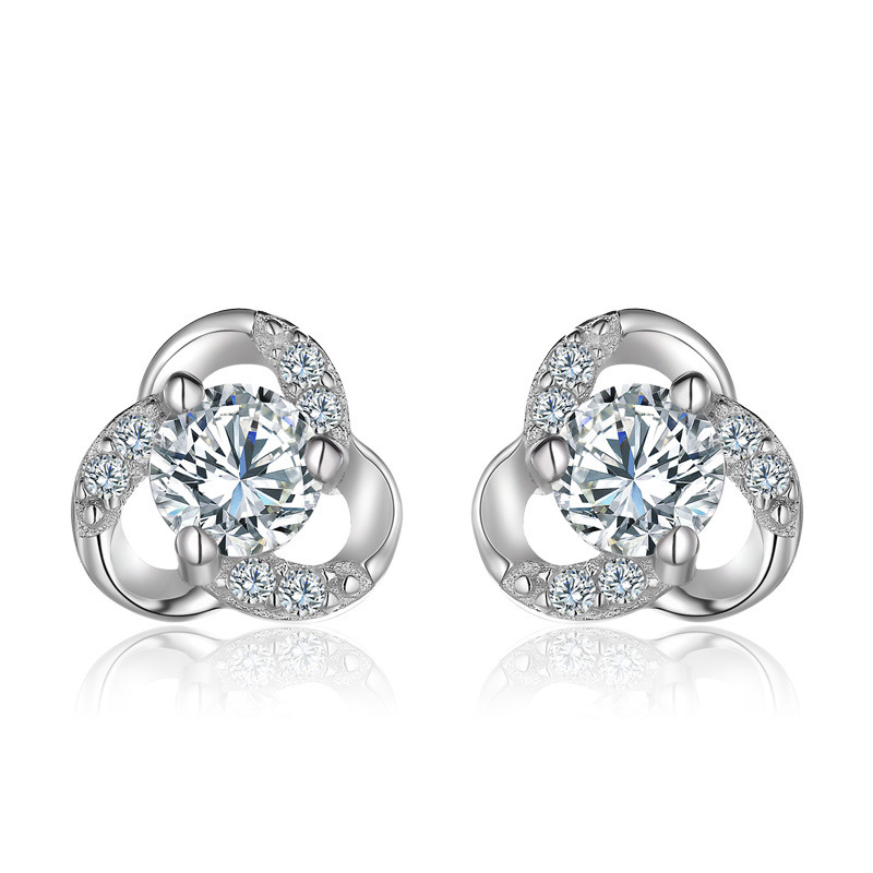 Fashionable copper stone inlay with zircon