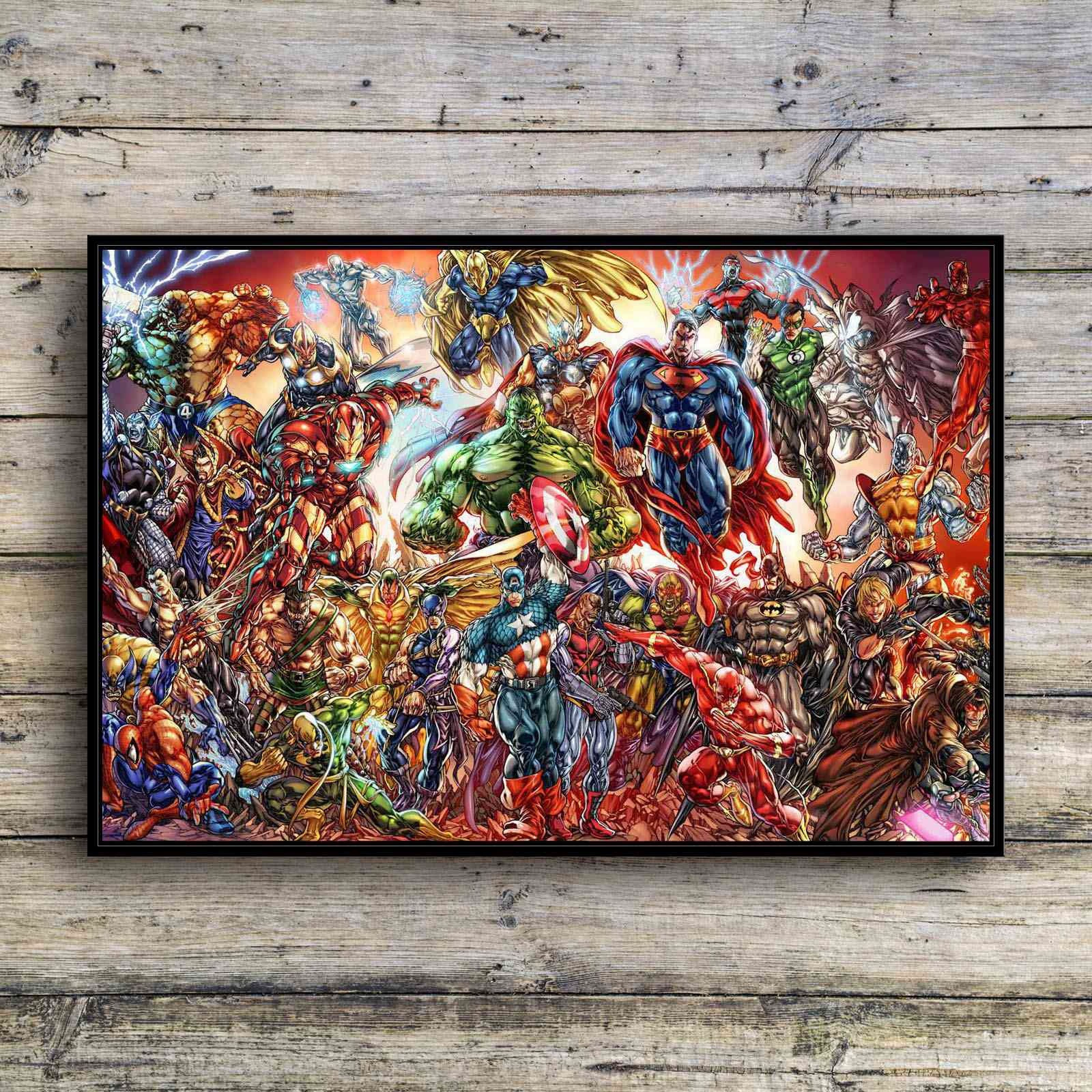 DC, Мстители, комиксы, плакат, (跨境贸易), пожелание, ebay