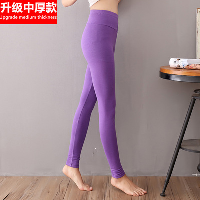 lady pure cotton Long johns Women's singles Thin section Warm pants Paige Cotton Pants Self cultivation Cotton trousers Elastic force Line pants
