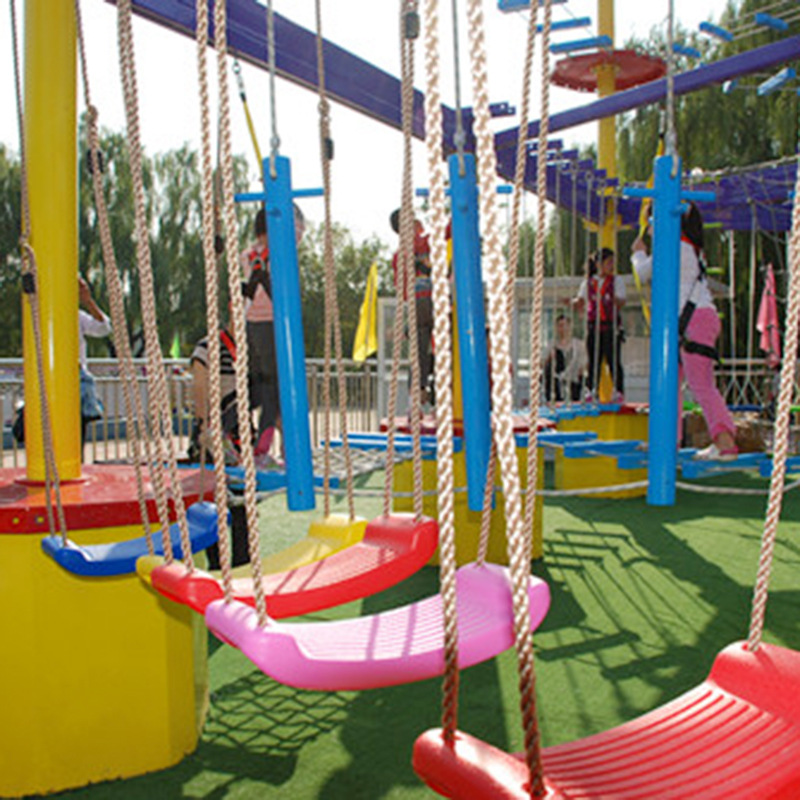 空中闯关游乐设施 户外拓展结构游乐设备 儿童体质锻炼游乐设施|ru