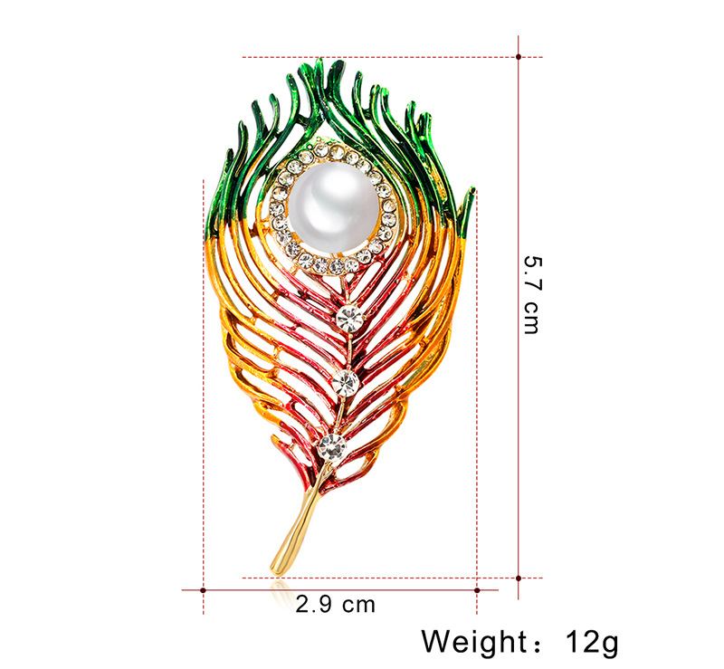 Alloy Korea Tassel brooch(AF018-A) NHDR2500-AF018-A