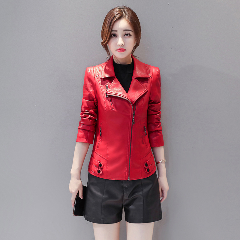 Veste cuir femme KAFRANDI en PU - Ref 3331783 Image 1