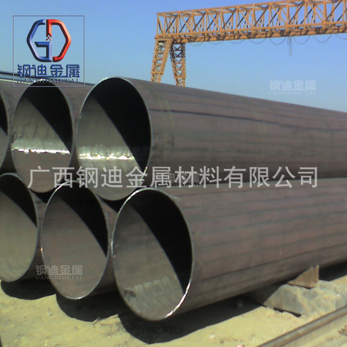 广西南宁直缝焊管400*6大口径直缝焊管 高频焊管 Q235 规格齐全