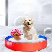 宠物水池 折叠宠物洗澡盆 pvc宠物用品美容清洁游泳池现货批发