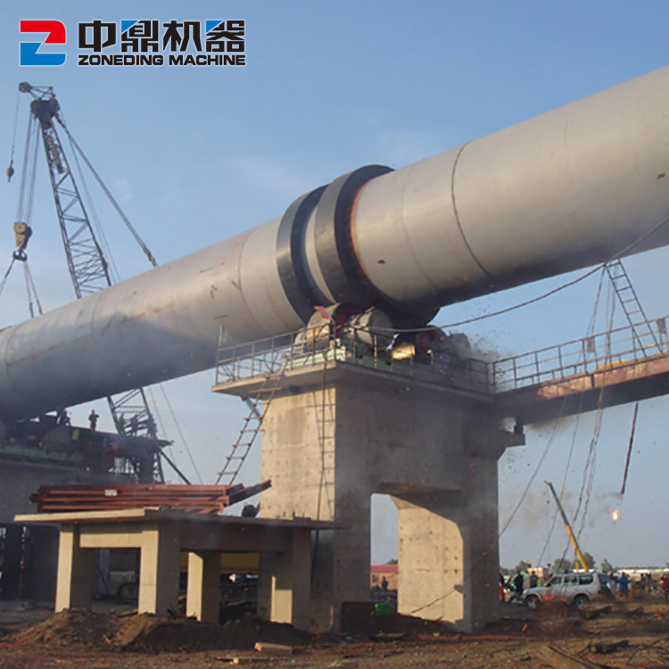 Zhengzhou Rotary kiln technology parameter cement kiln product picture Metallurgical and chemical kilns Various Model Rotary kiln
