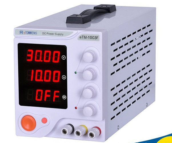 100V3A同门eTOMMENS开关直流稳压电源eTM-1003F四位显0-100V0-3A