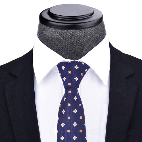 Men's Korean style narrow tie 6cm 1200 stitches high density hand tie groom wedding business formal wedding