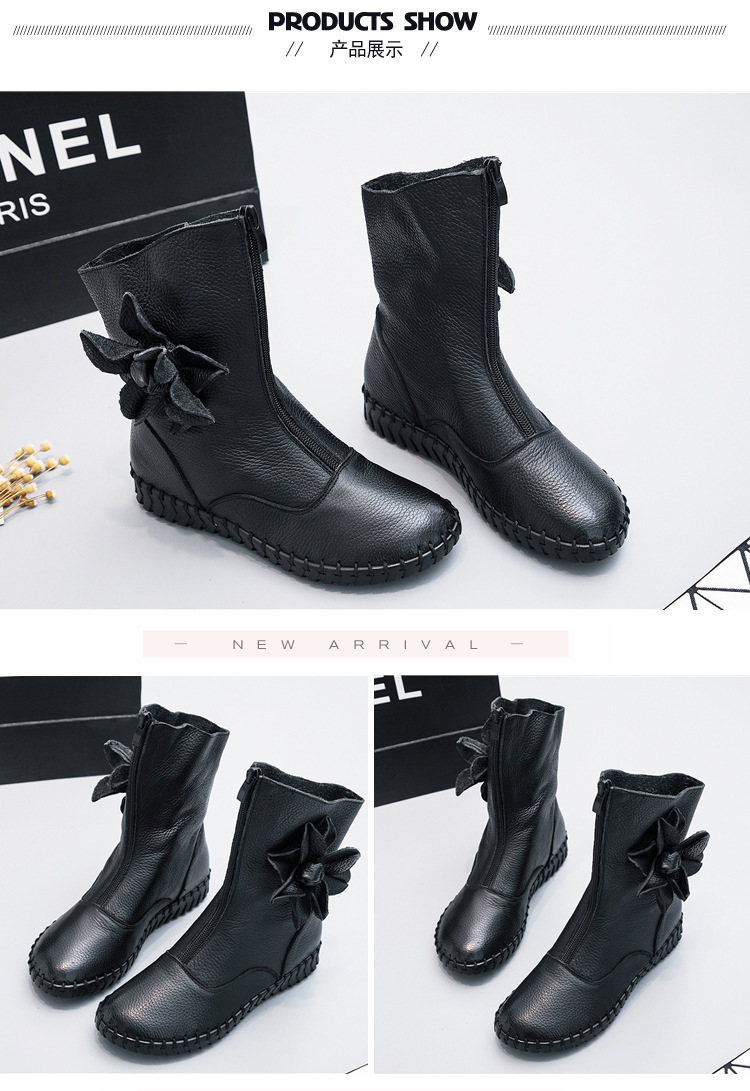 Bottes femme en En cuir - Ref 3355505 Image 34