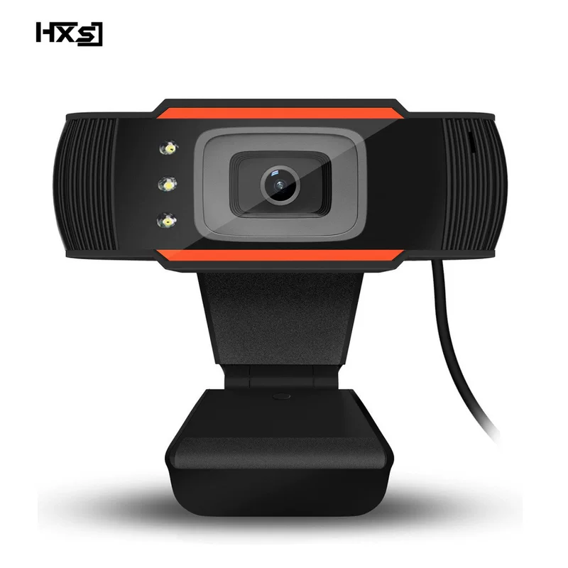 CCTV camera, microphone, laptop