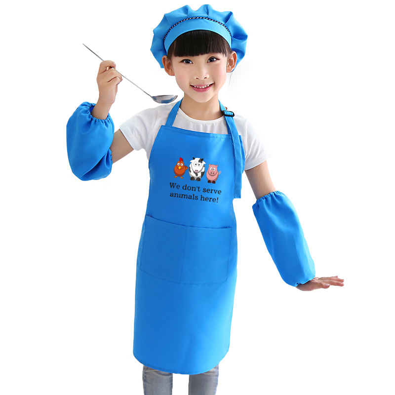 Ropa de actividad de vacaciones para niños bebé comiendo delantal antiincrustante pintura de arte sin mangas ajustable