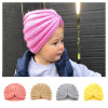 Children's woolen baby cap, keep warm brand knitted hat with hood, European style, India