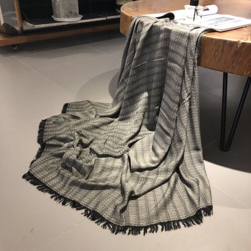 Spring and Autumn New Literary Cotton and Linen Scarf for Women Solid Color Cross-border International Trade Scarf for Men and Women Head Scarf