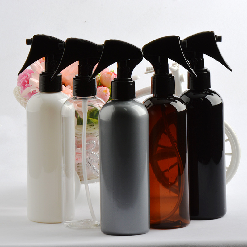 供应300ml圆肩pet塑料瓶小老鼠喷枪瓶 美容美发喷瓶 手扣式喷雾瓶