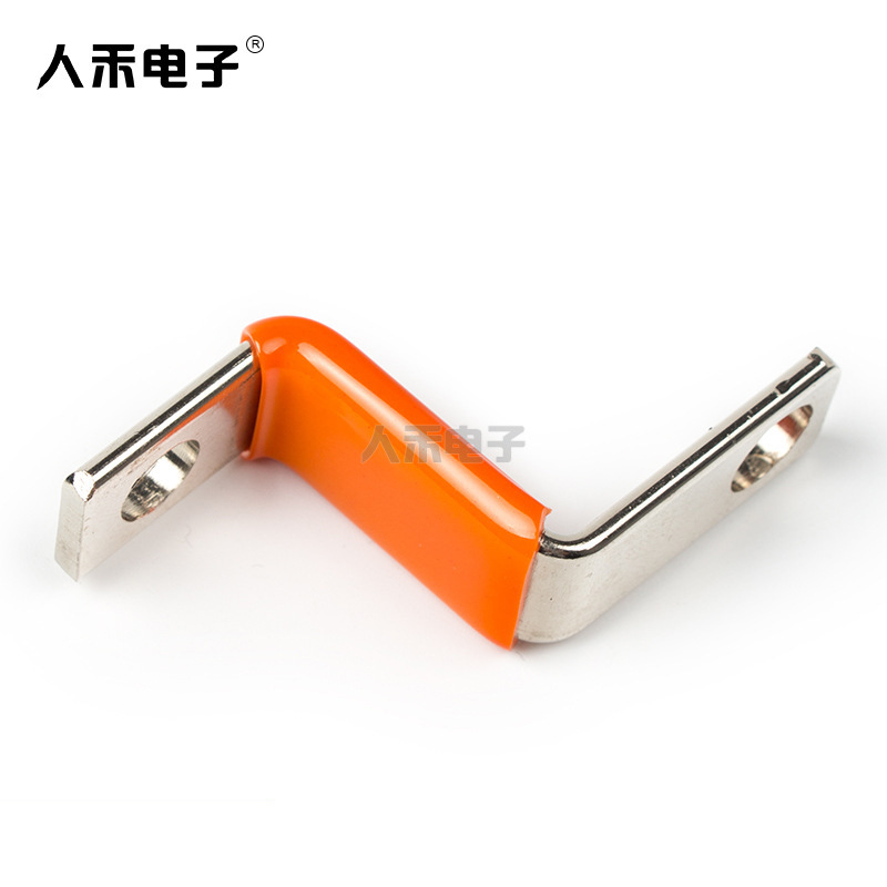 厂家生产折弯Z字镀锡导电浸塑绝缘铜排，200AT2紫铜电气联接