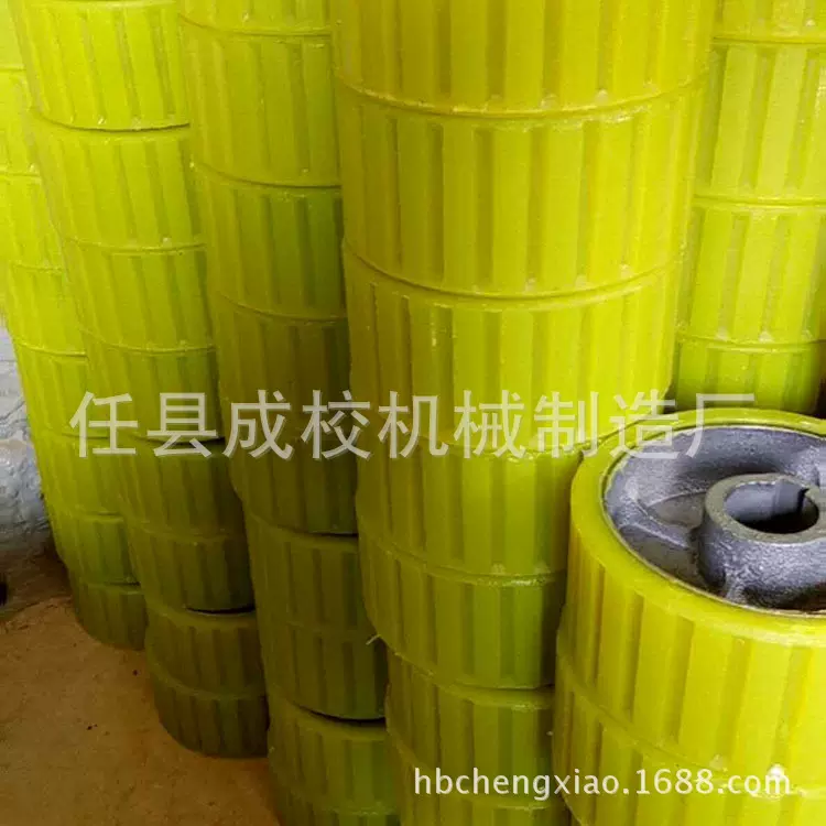 胶轮生产加工厂家搅拌机配件胶轮小滚筒搅拌机配件