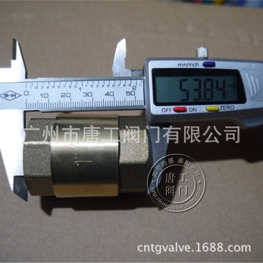 厂家直供DN25黄铜立式止回阀 1寸黄铜单向止回阀 立式黄铜止回阀