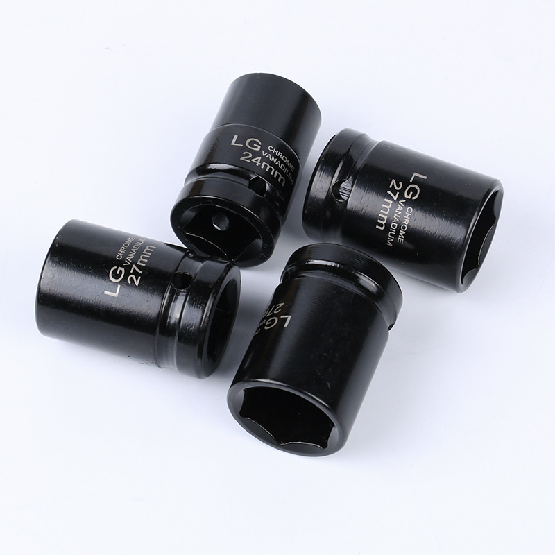 Electrophoretic heavy-duty socket 3/4 heavy-duty socket hexagonal square mouth 19mm manual wrench hexagonal socket tool hardware tool
