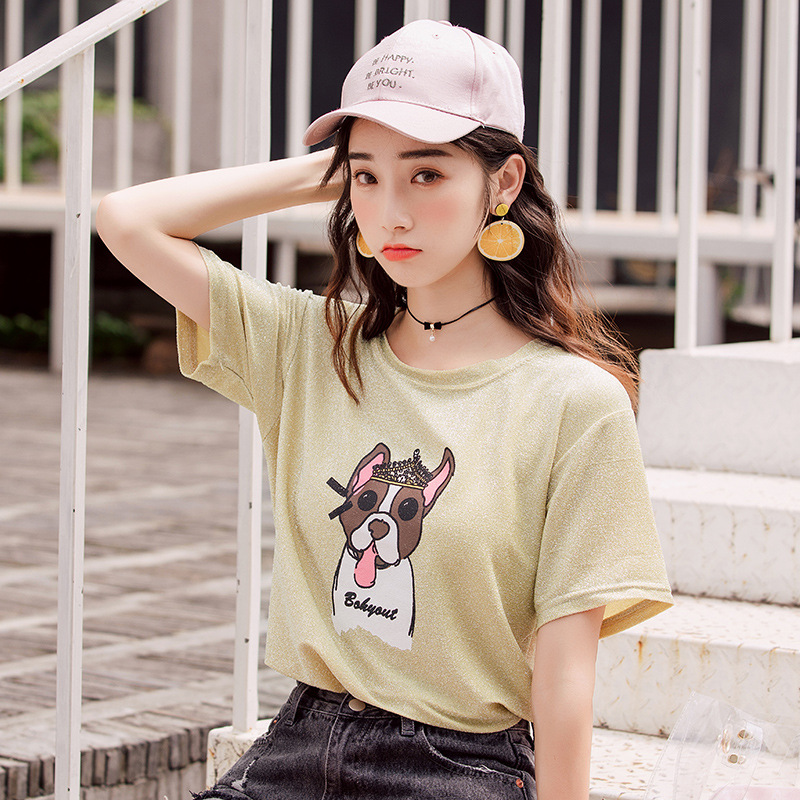 2018新款t恤女短袖宽松夏季韩版学生休闲女装