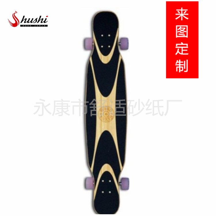 厂家直销激光缕空滑板砂纸，防滑砂贴纸．来图定制．彩色止滑砂纸