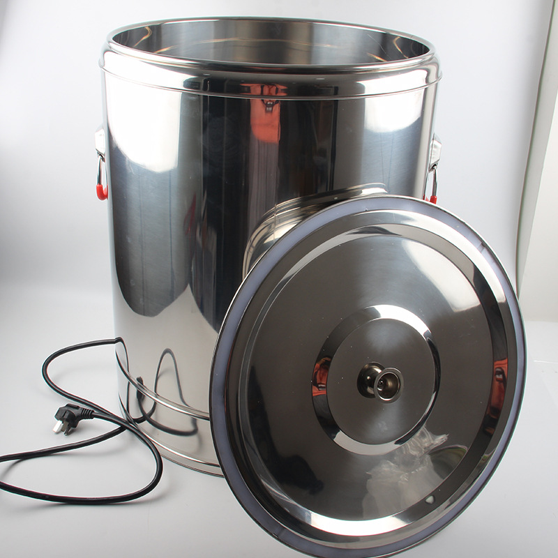 保温全钢蒸煮桶 蒸鱼蒸包子 可挂式桶盖 大容量蒸煮桶 内层蒸笼|ru