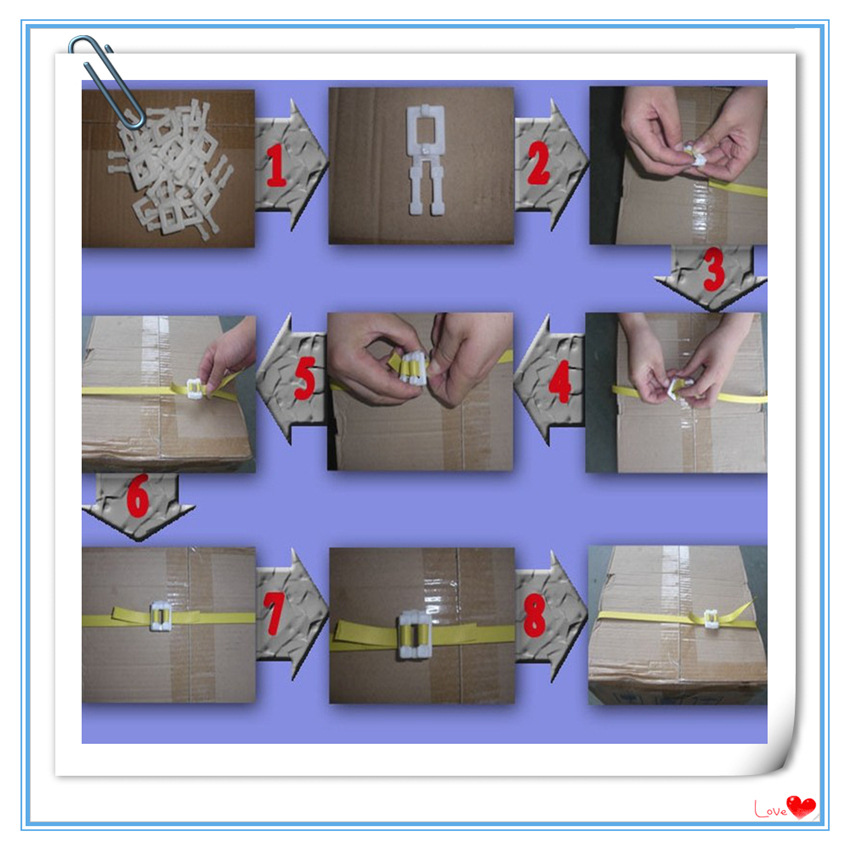塑料打包扣  手工打包 手拉打包扣B PP打包扣全新材料