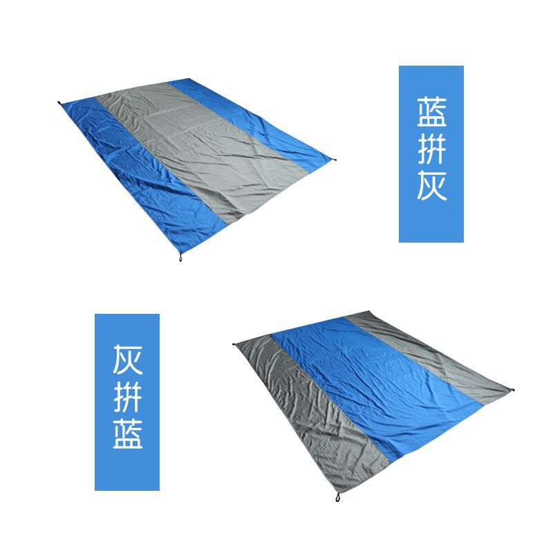 新款降落伞布尼龙防水沙滩垫野餐垫便携超薄超轻速干野餐垫批发|ru