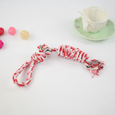 Pet Toys Cotton rope Woven hand candy Pet Supplies toy Manufactor wholesale