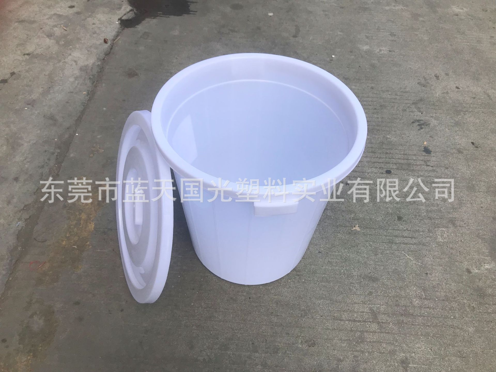 塑料发酵桶白色食品级腌制 蓄水酿酒加厚 工厂厨房专用垃圾桶