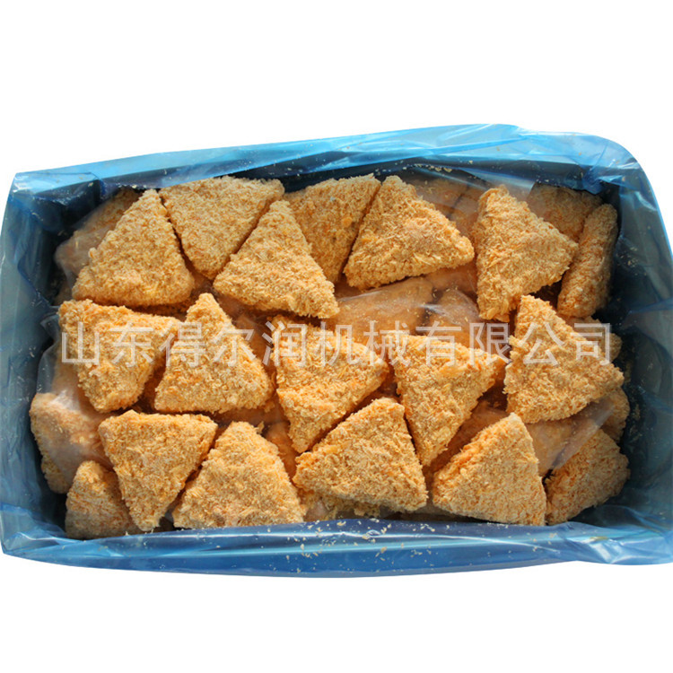 供应鱼排上雪花片机 鱼排生产线裹涂设备 设备制造精细 保质保量