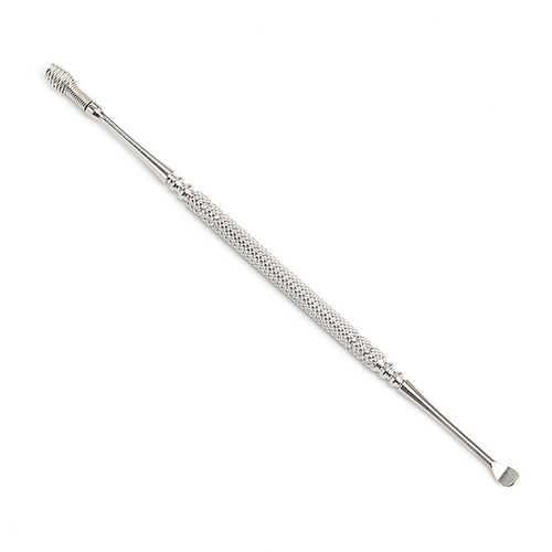 Stainless steel double-head spiral ear-picking spoon, ear-picking tool set, ear-picking tool set, ear cleaner