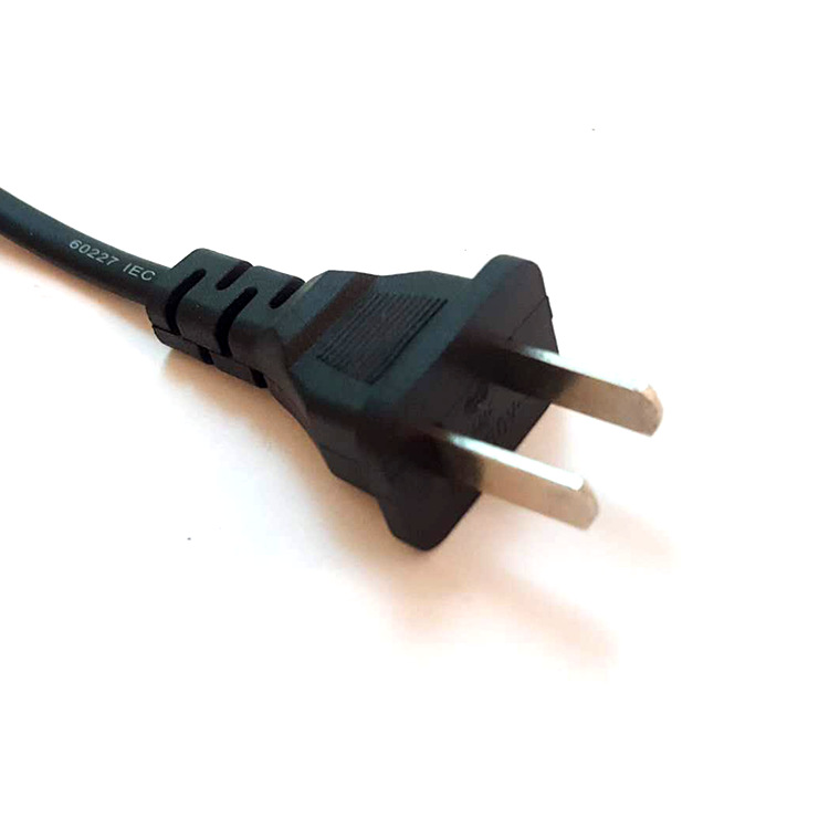 大扁插8字尾 8字头电源线 扁插插头线 2芯扁护套适配器电器连接线