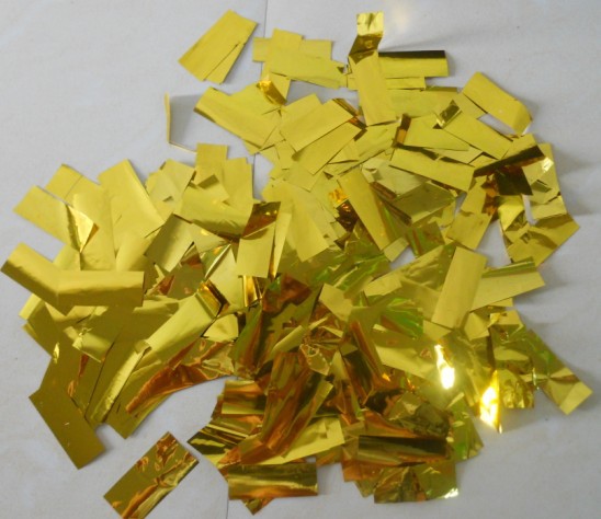 彩虹机金色片彩纸亮片彩带金片酒吧舞台撒花庆典开业金彩片