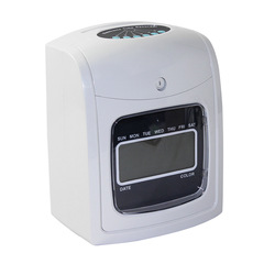 K-7 Time Attendance Machine English Punching Machine Office Attendance Machine Paper Card Punching Clock Card Paper