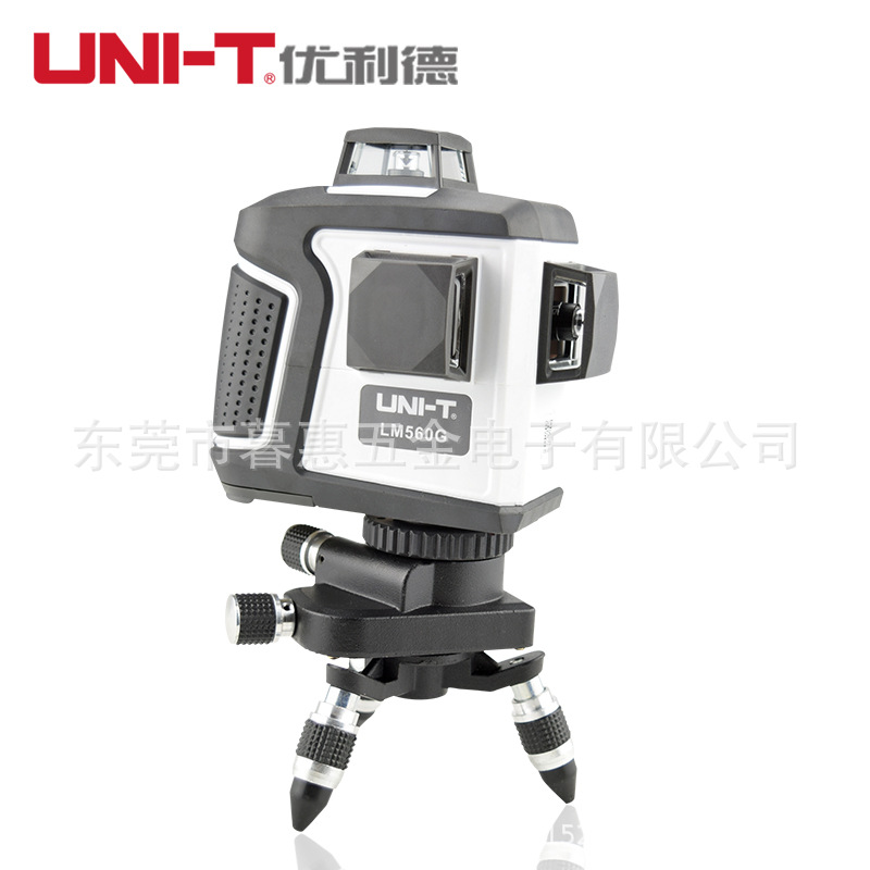 优利德激光水平仪绿光8/12线贴墙仪高精度打线投线仪水平仪