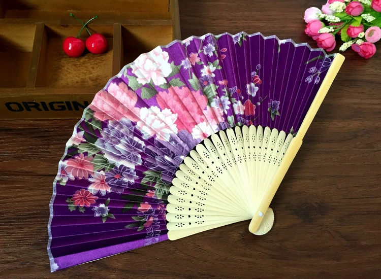 Смесь видов кожи и Folding fan Китайский Фэн инковая живопись слива веер