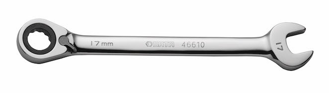 46612全抛光双向快扳19MM